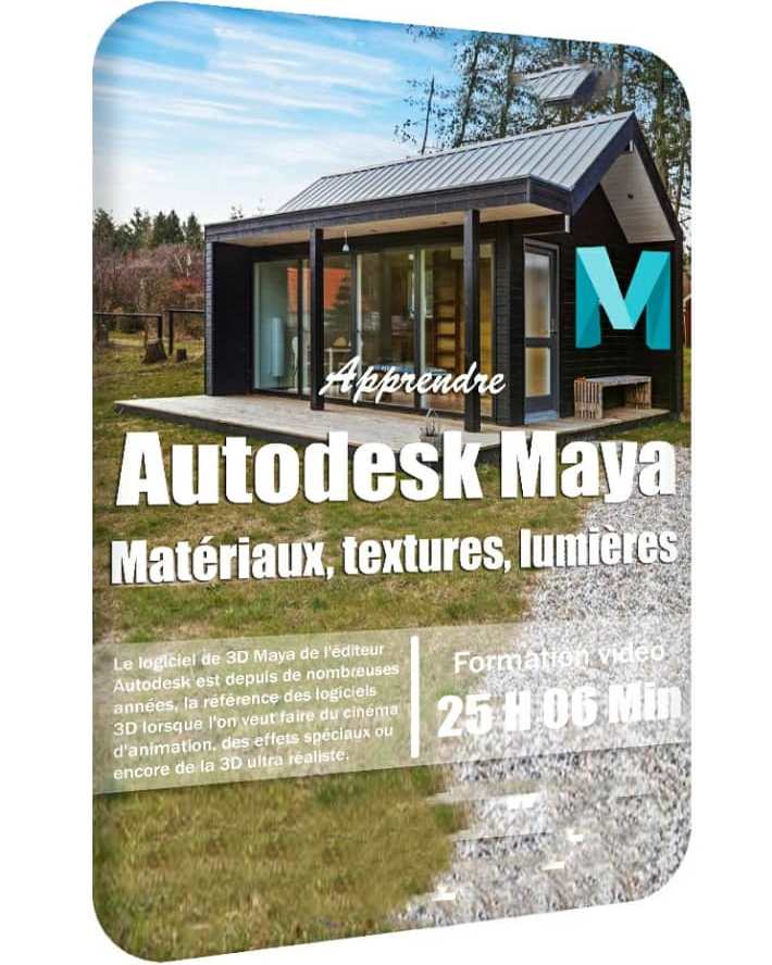 Apprendre Autodesk Maya, Matériaux, Textures, Lumières