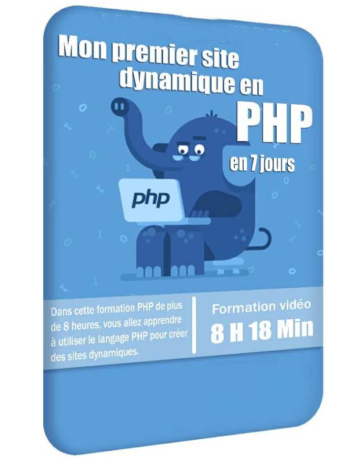Mon premier site dynamique en PHP